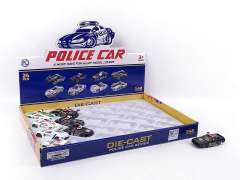 1:48 Die Cast Police Car Set Pull Back(24in1)