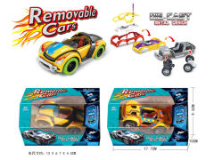 Die Cast Diy Car Pull Back(2S) toys