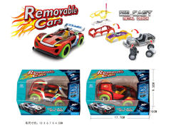 Die Cast Diy Car Pull Back(2S) toys