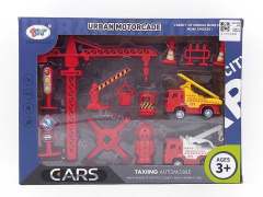 Pull Back Fire Engine Set toys