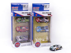 Die Cast Racing Car Pull Back(3in1) toys