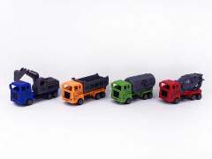 Pull Back Construction Truck(4S) toys