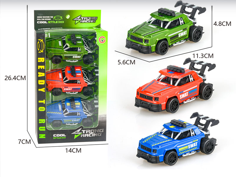 Pull Back Police Car(3in1) toys