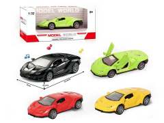 1:32 Die Cast Pull Back Car  W/L_M(4C)