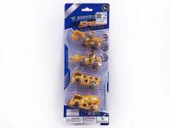 Pull Back Construction Truck(4in1) toys