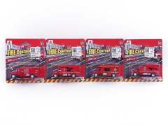 1:87 Die Cast Fire Engine Pull Back(4S)