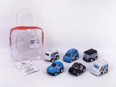 Pull Back Police Car(6in1) toys