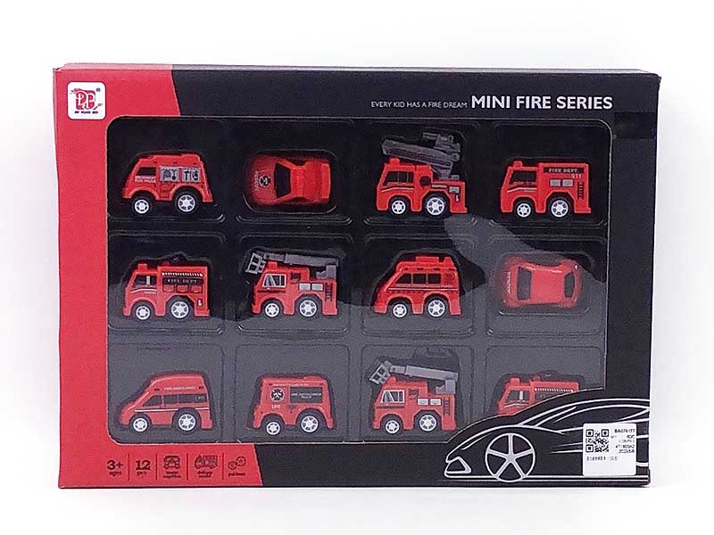 Pull Back Fire Engine(12in1) toys