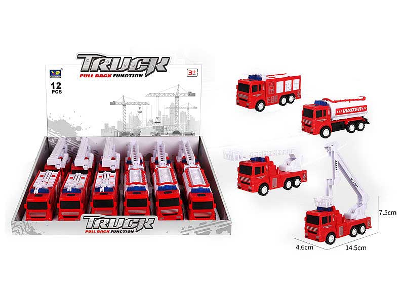 Pull Back Fire Engine(12in1) toys