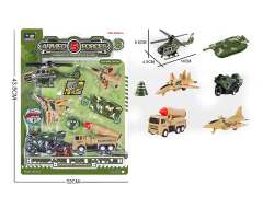 Pull Back Military Car Set toys