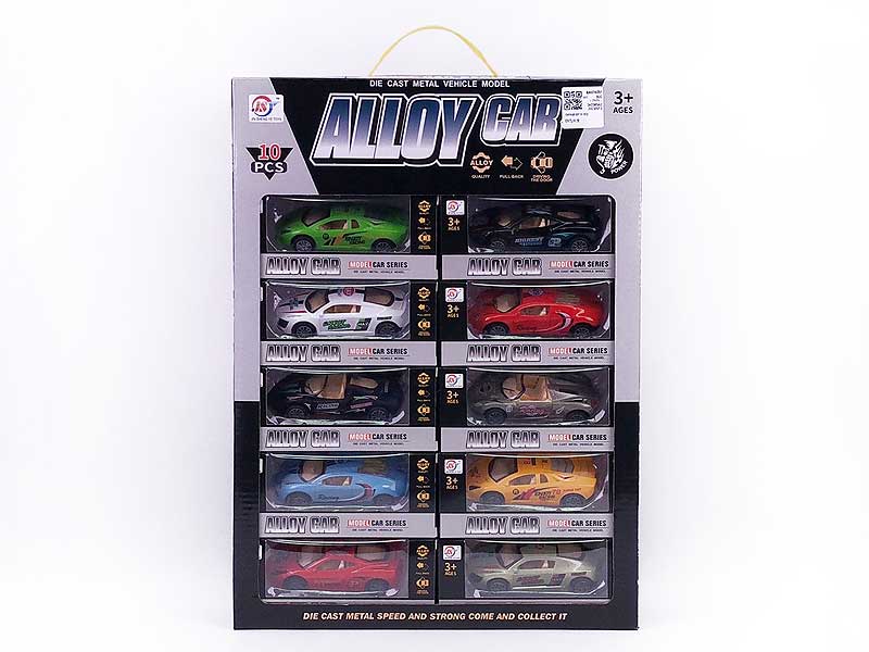 1:38 Die Cast Car Pull Back(10in1) toys