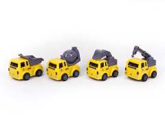 Pull Back Construction Truck(4in1) toys