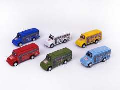 Pull Back Bus(6C) toys