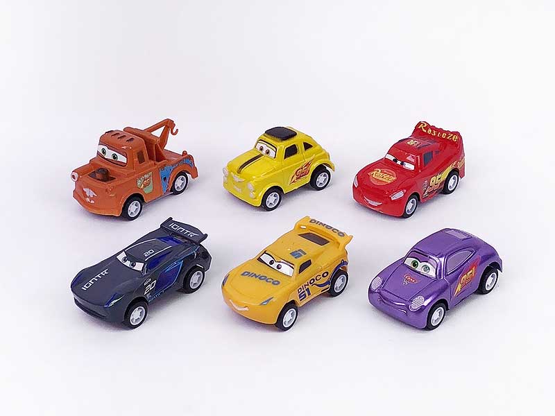 Pull Back Car(6in1) toys