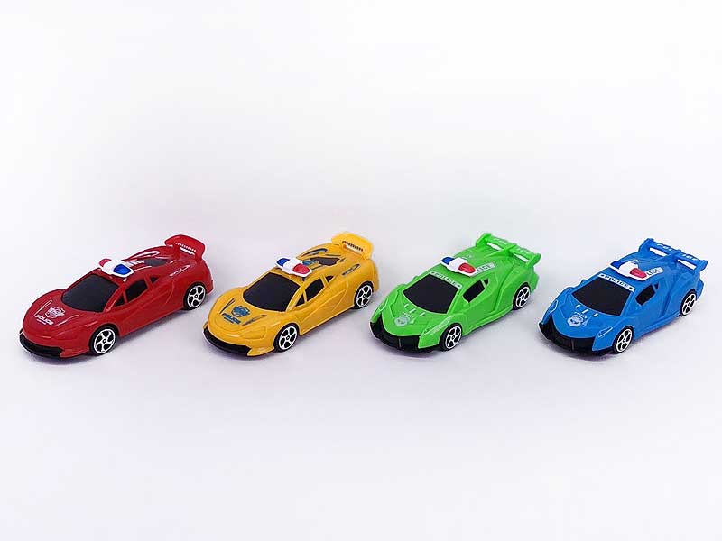 Pull Back Police Car(4in1) toys