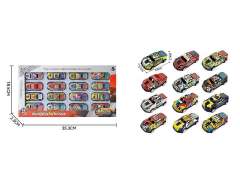 1:64 Die Cast Car Pull Back(16in1) toys