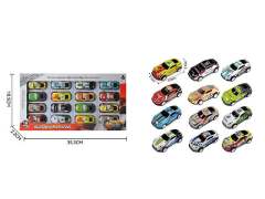 1:64 Die Cast Car Pull Back(16in1) toys