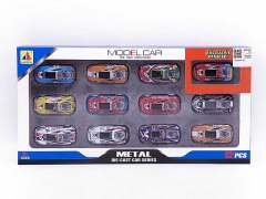 1:64 Pull Back Racing Car(12in1)