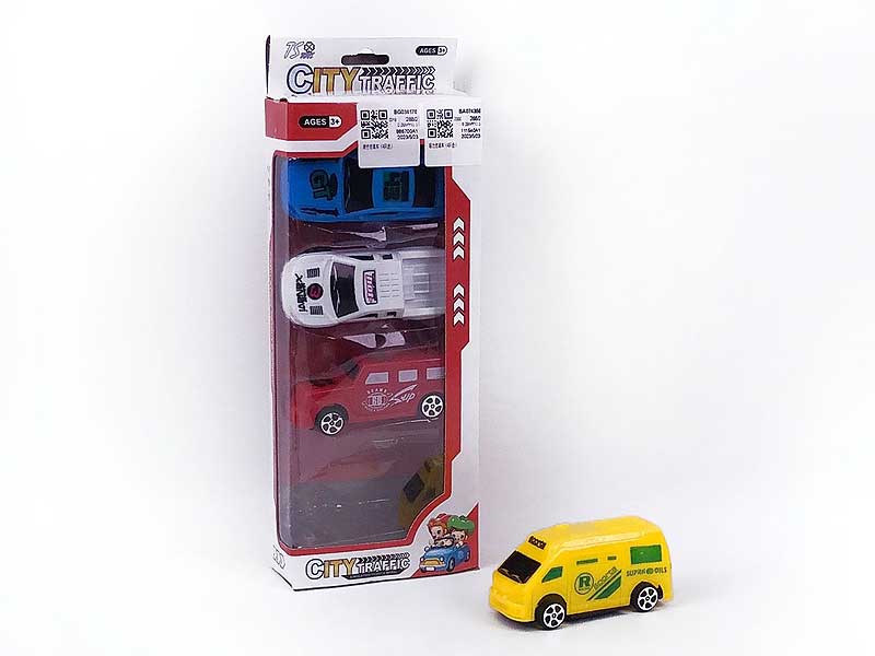 Pull Back Car(4in1) toys