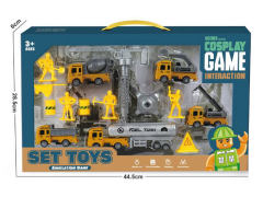 Pull Back Construction Truck Set toys