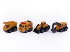 Pull Back Construction Truck(4S) toys