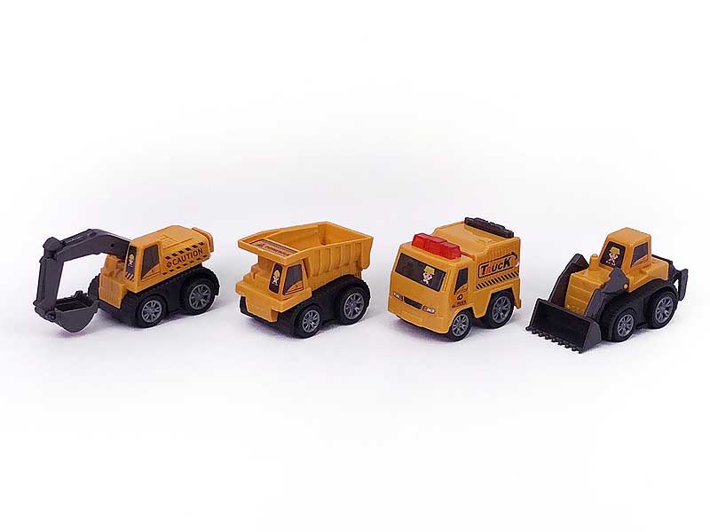 Pull Back Construction Truck(4in1) toys