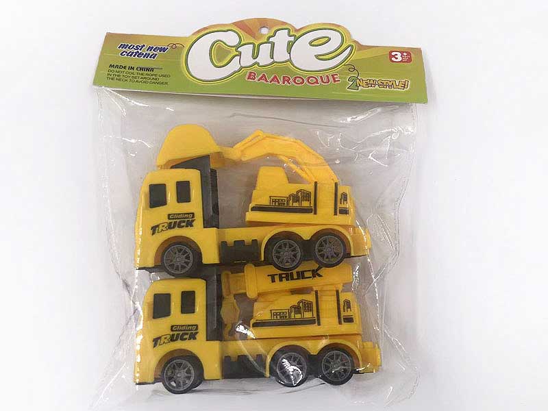 Pull Back Construction Truck(2in1) toys