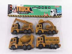 Pull Back Construction Truck(4in1) toys