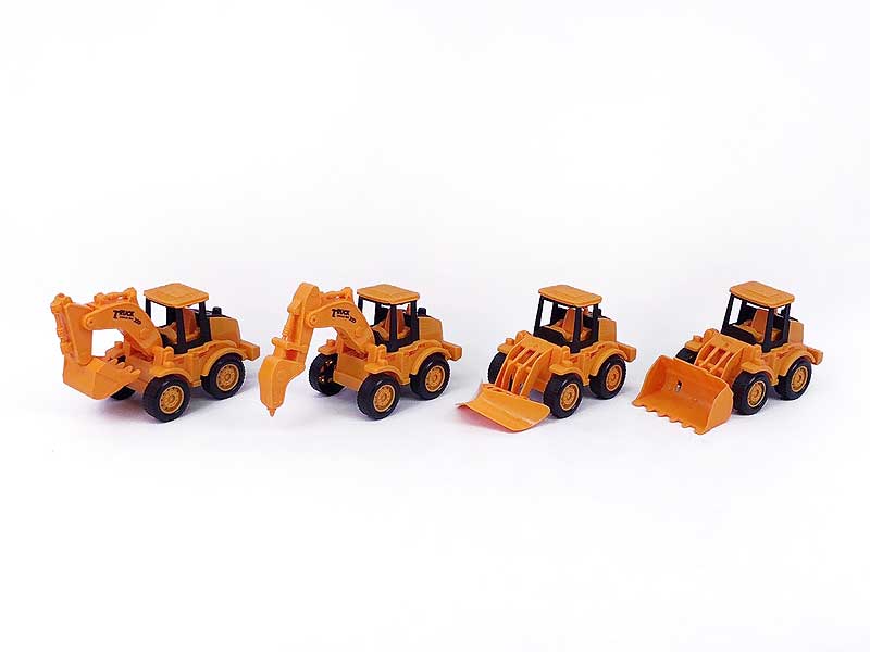 Pull Back Construction Truck(4in1) toys