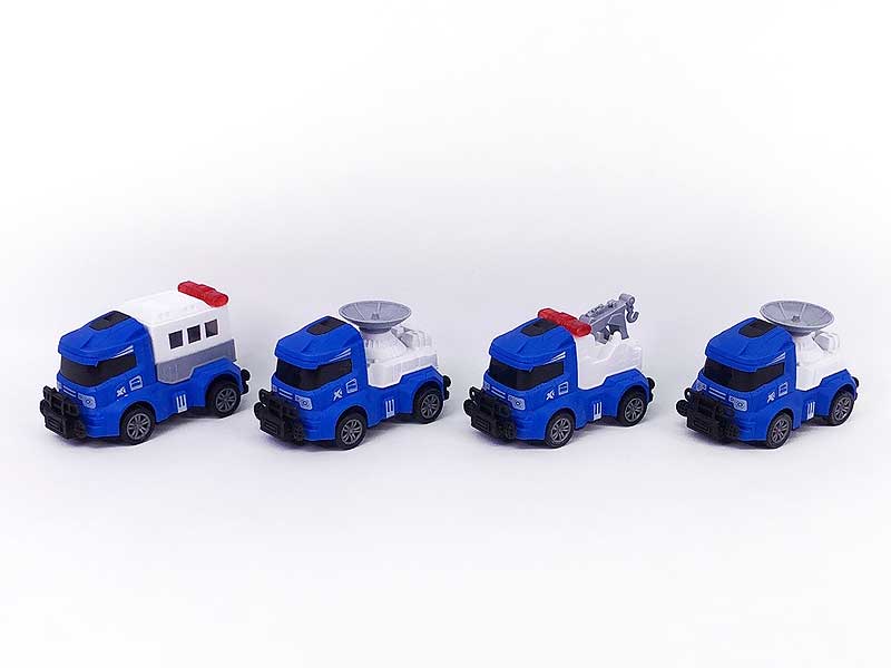 Pull Back Police Car(4in1) toys