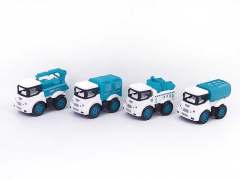 Pull Back Sanitation Truck(4in1) toys