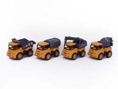 Pull Back Construction Truck(4in1) toys