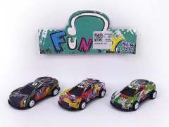 8.6CM Pull Back Racing Car(3in1)