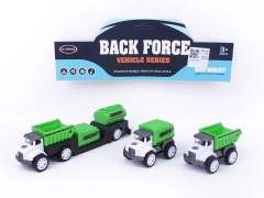 Pull Back Sanitation Truck Set toys