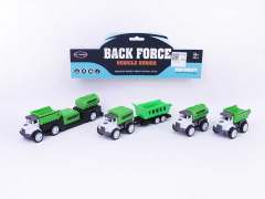 Pull Back Sanitation Truck Set toys