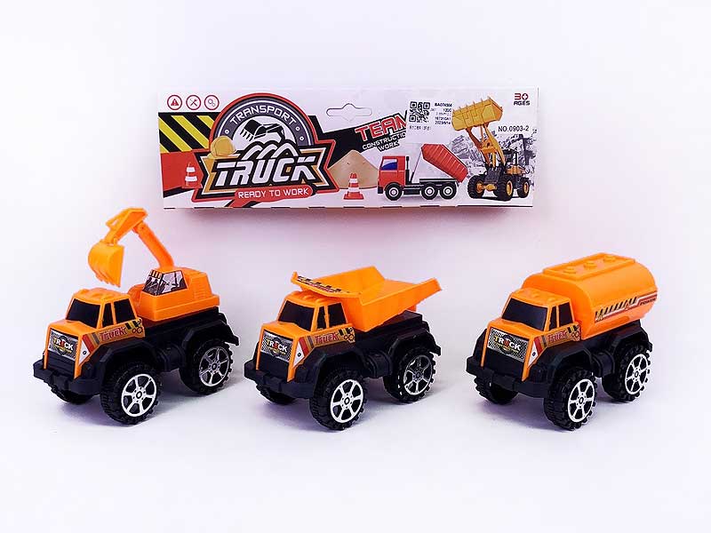 Pull Back Construction Truck(3in1) toys