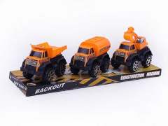 Pull Back Construction Truck(3in1) toys