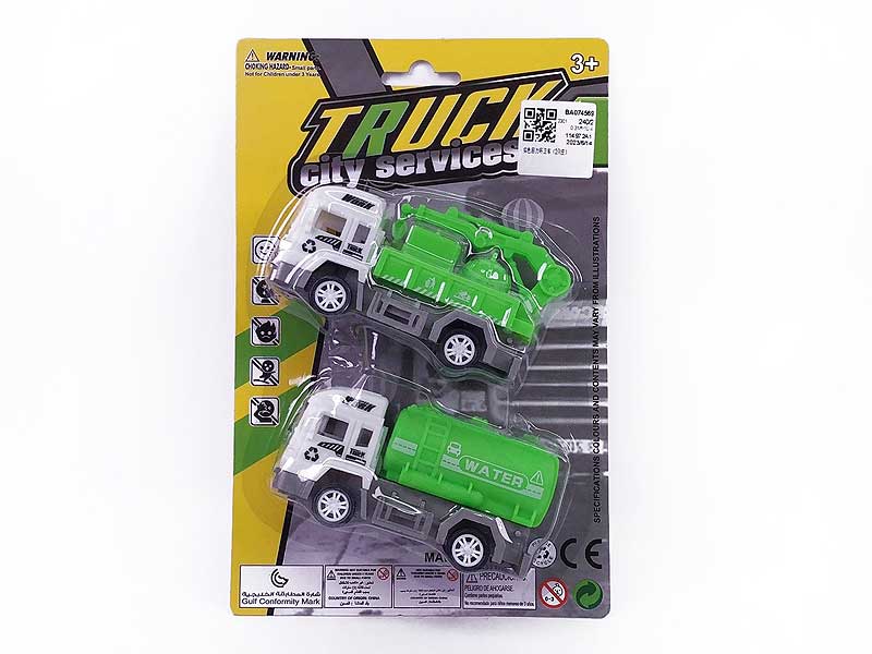 Pull Back Sanitation Truck(2in1) toys