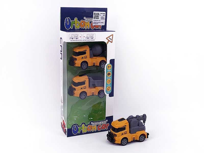 Pull Back Construction Truck(3in1) toys