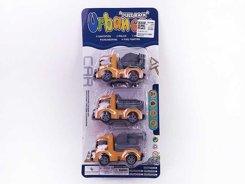 Pull Back Construction Truck(3in1) toys