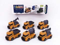 Pull Back Construction Truck(6in1) toys