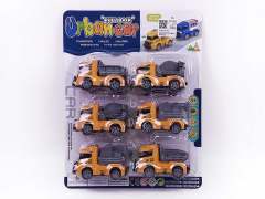 Pull Back Construction Truck(6in1) toys