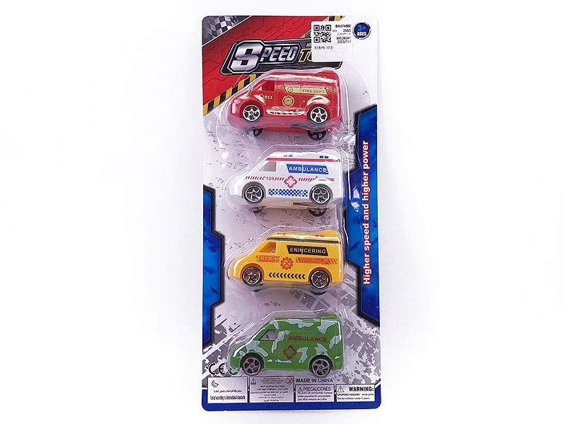 Pull Back Ambulance(4in1) toys