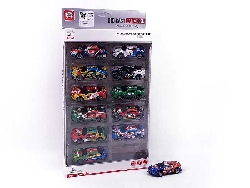 Pull Back Racing Car(12in1) toys