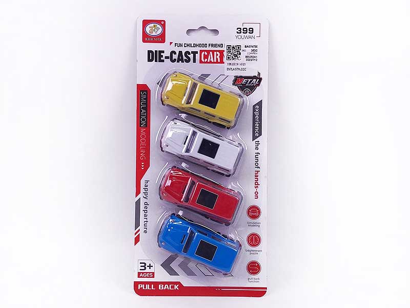 Pull Back Car(4in1) toys