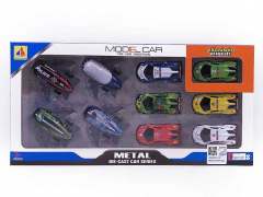 1:64 Pull Back Racing Car & Pull Back Airplane(10in1)