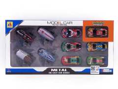 1:64 Pull Back Racing Car & Pull Back Airplane(10in1)