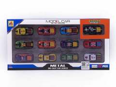 1:64 Pull Back Car(12in1） toys