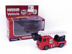 Pull Back Fire Engine W/L_S toys