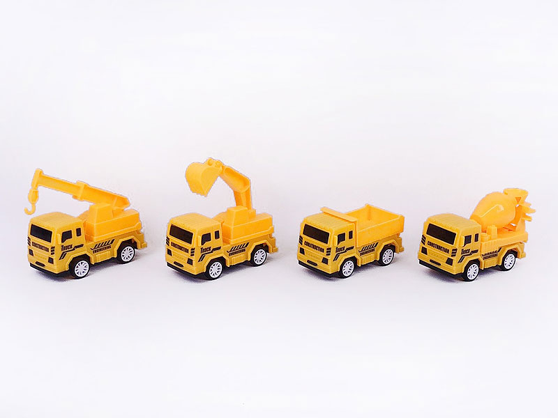 Pull Back Construction Truck(4in1) toys